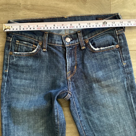 Citizens of Humanity Kelly #063 low-waist Cropped Stretch jeans size 25 - Picture 9 of 14